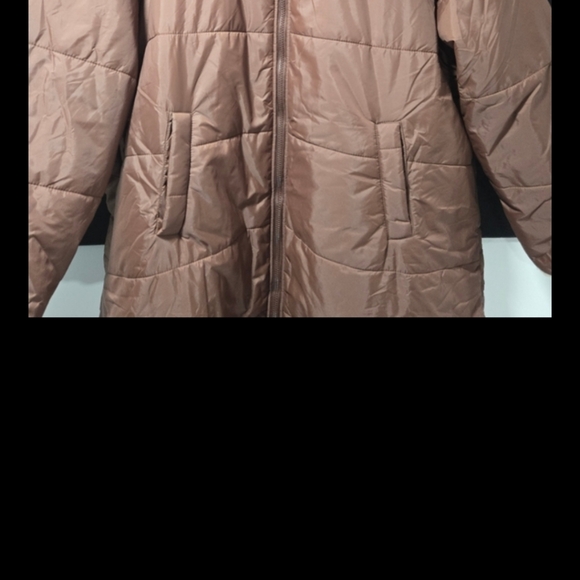 New brown reversible coat with hood size 4xl=20 - Picture 9 of 9